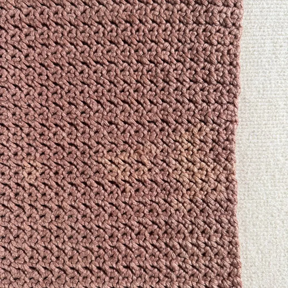 Handmade Crochet Striped Car Seat/Stroller/Pet Blanket 18.5 x 20.5  See NOTE